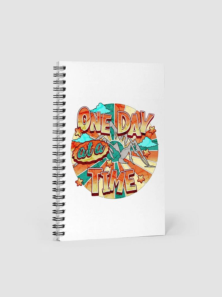 One Day At A Time Vibrant Motivational Spiral Notebook product image (1)