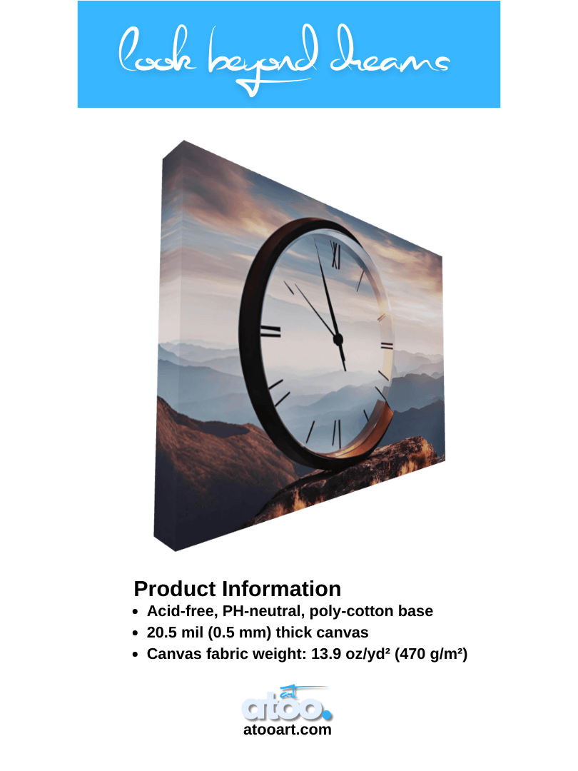 Time Confusion-3 | Canvas Artistic Wall Painting product image (7)