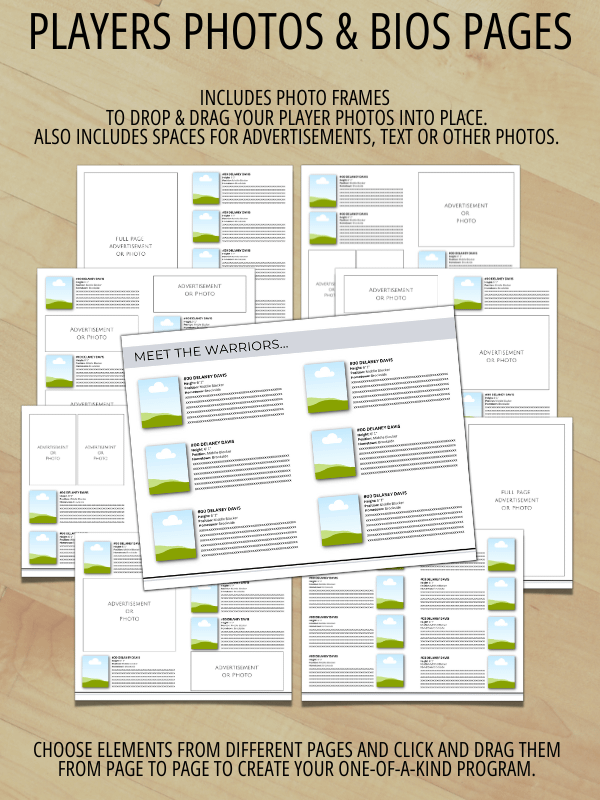 Multi-Page Bi-Fold Program or Brochure Template product image (4)