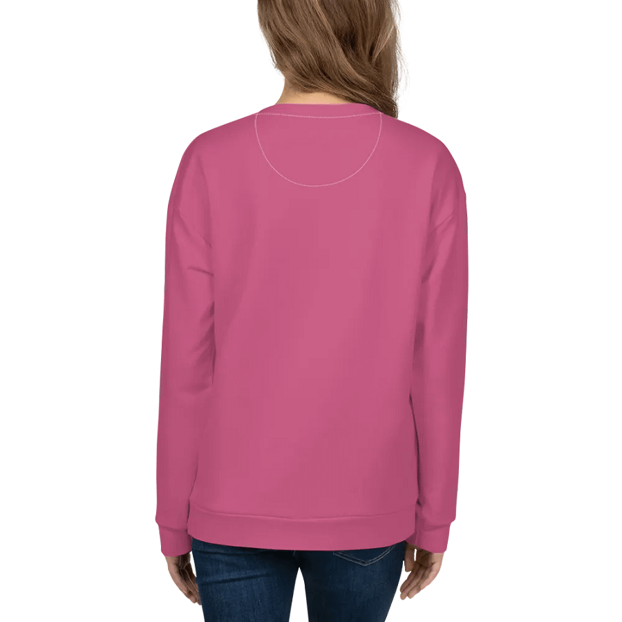 Plain Muted Blush Pink True Summer Unisex Recycled Polyester Heavyweight Premium Sweatshirt by Treasure Pie product image (8)