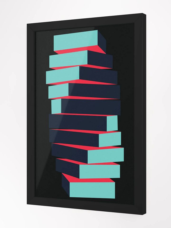Dynamic Color Stack Framed Poster product image (16)