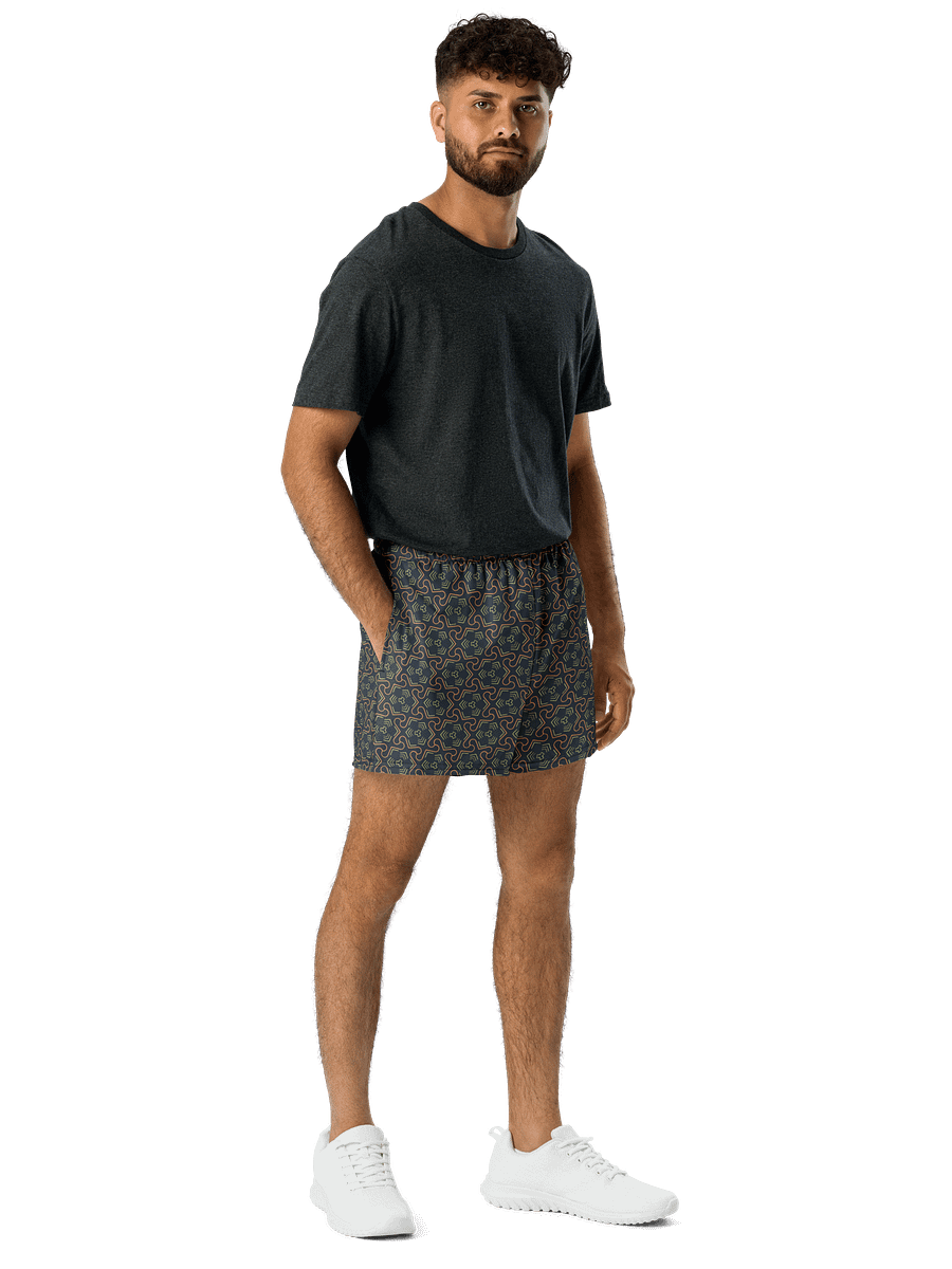 Groovy Grove Geometric All Over Print Unisex Athletic Short Shorts product image (3)