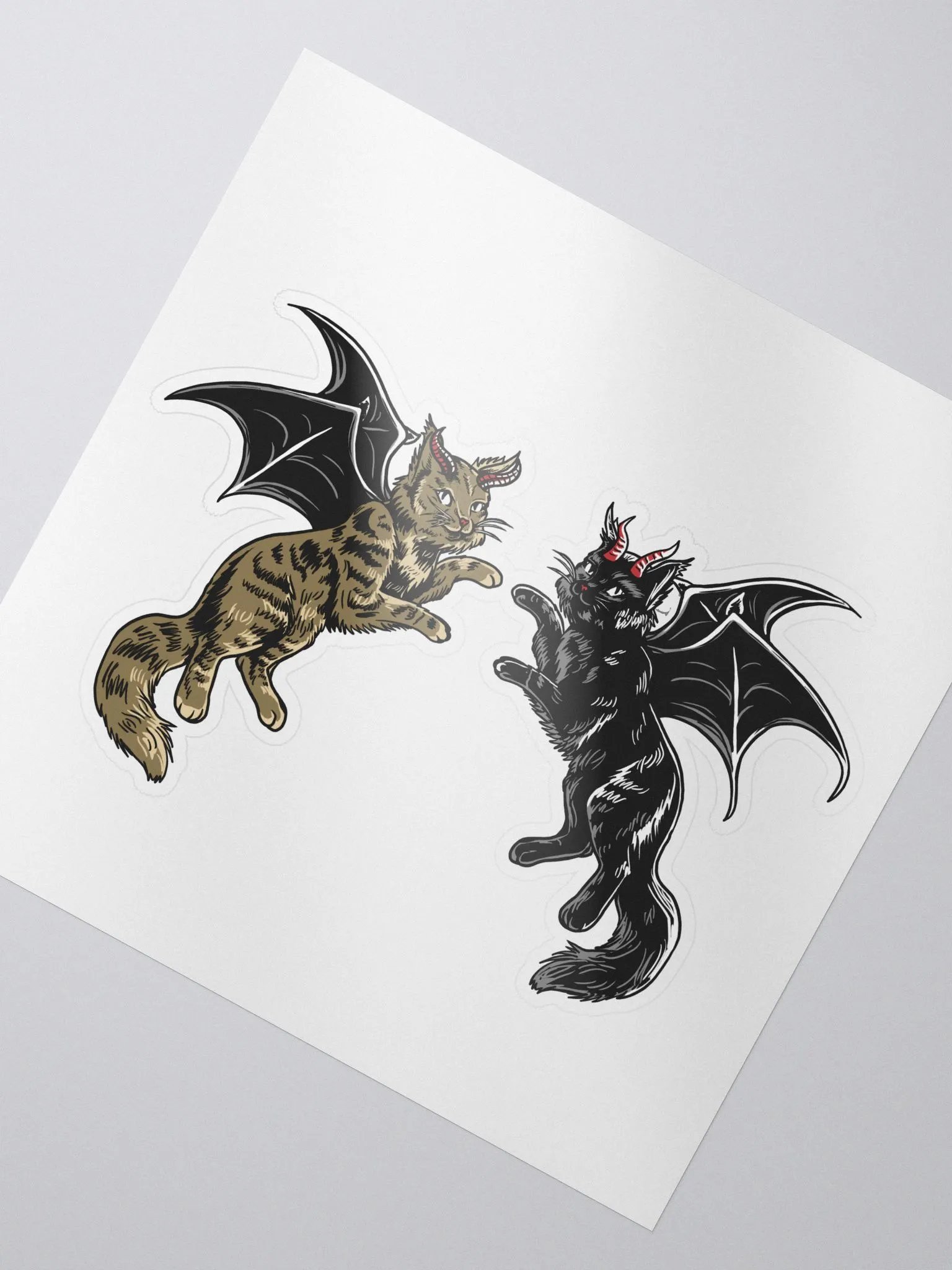 Maxwell and Boo Stickers // Kiss Cut Stickers product image (2)