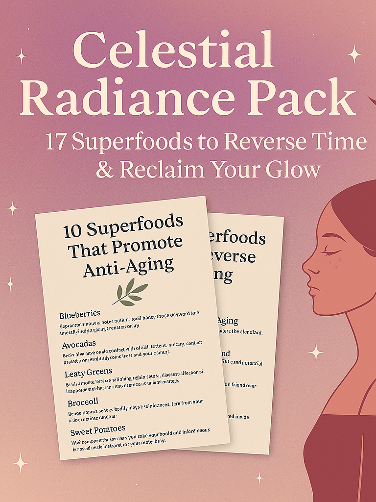 The Celestial Radiance Pack: 17 Superfoods to Reverse Time & Reclaim Your Glow product image (1)