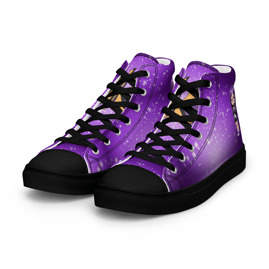 (Purple CHIBI) K Women's High Top Canvas Shoes product image (6)