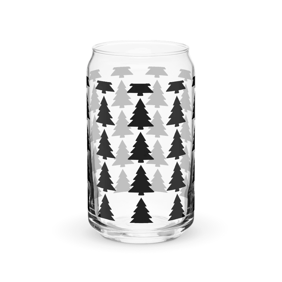 Festive Tree Pattern Can-Shaped Glass product image (2)