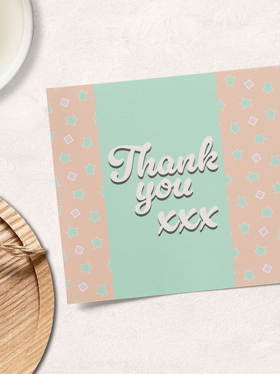 Abstract Pastels Pattern Pack 1 - Mint and Peach product image (6)