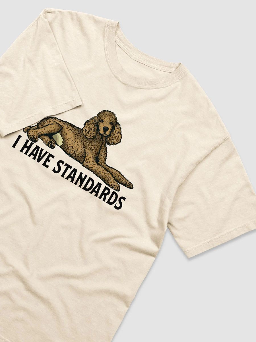 I Have Standards T-Shirt of a Standard Poodle | Funny T-Shirt for Poodle Paw-rents product image (19)