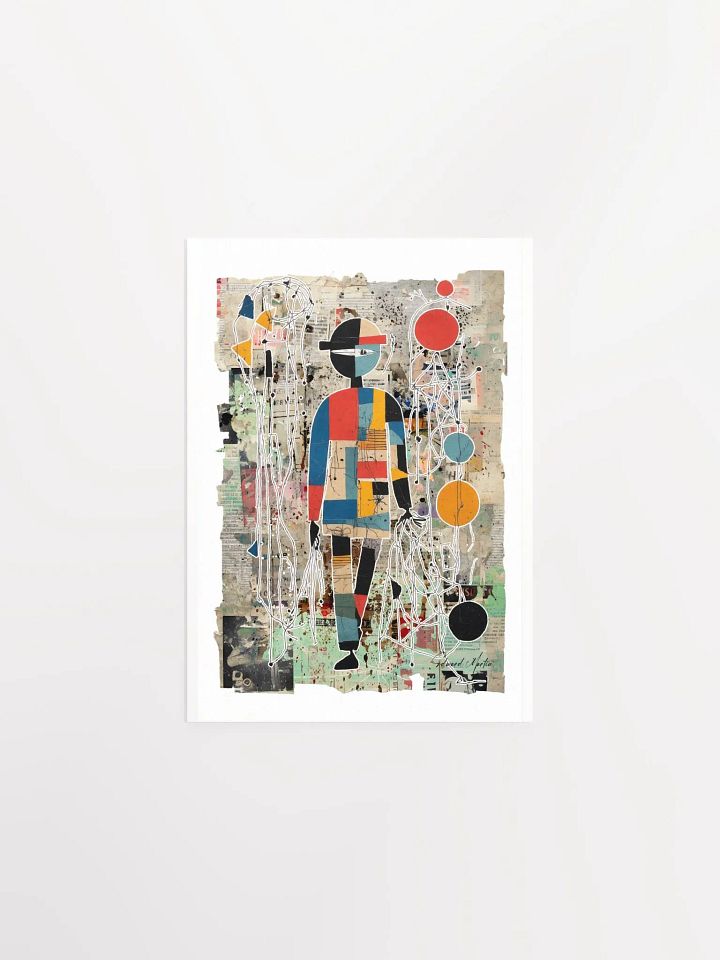 'A Walk in the Park' by Edward Martin- Collage Print product image (2)