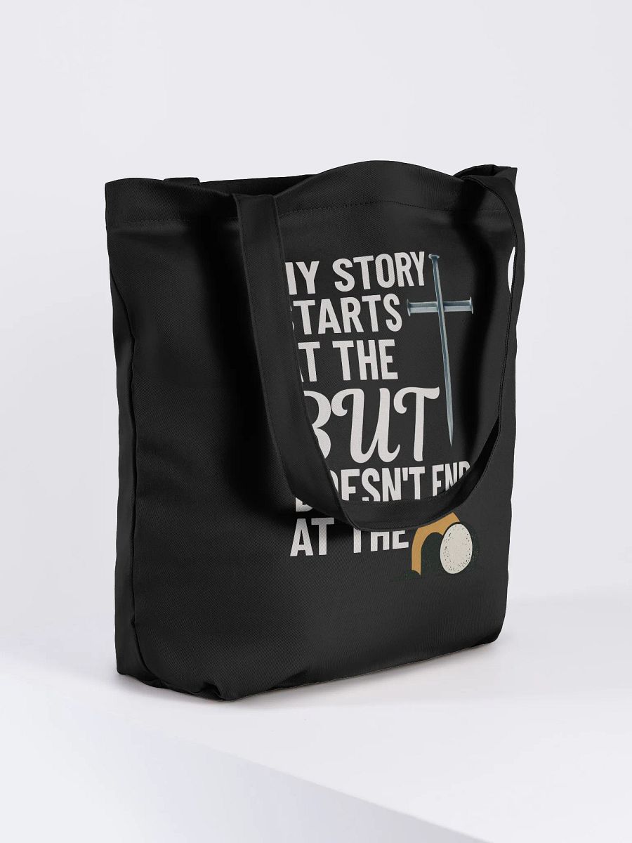 My Story Starts at the Cross – Faith Journey Tote Bag product image (4)