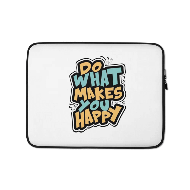Happy Vibes Laptop Sleeve product image (1)
