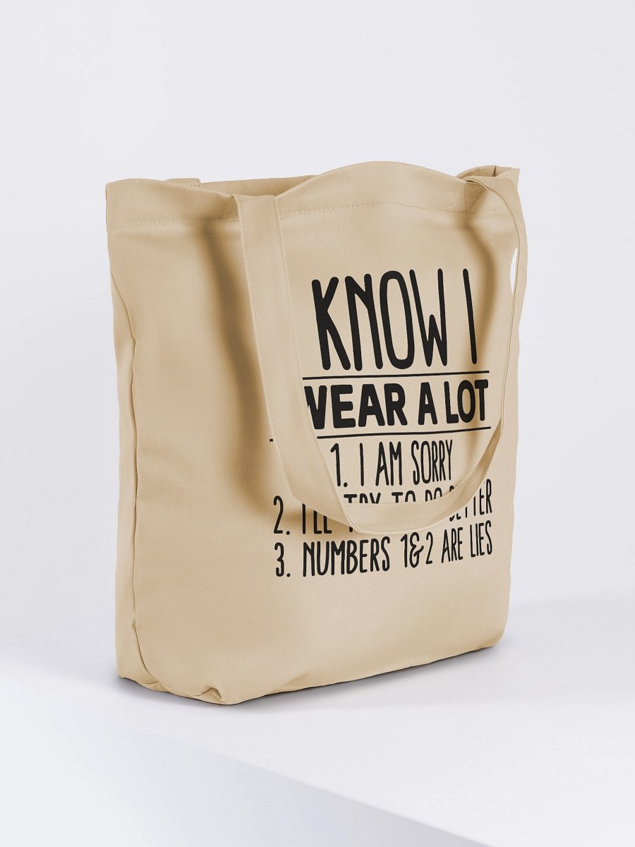 I Know I Swear A Lot Tote Bag product image (4)