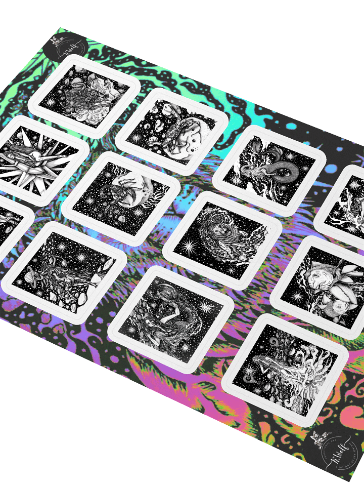 Cosmic zodiac Sticker Sheet product image (2)