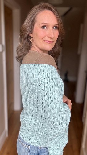 Comment DP3 to find the crochet pattern and figure out how you’d like to style your Deidra poncho! It can be a wrap, cape, po...