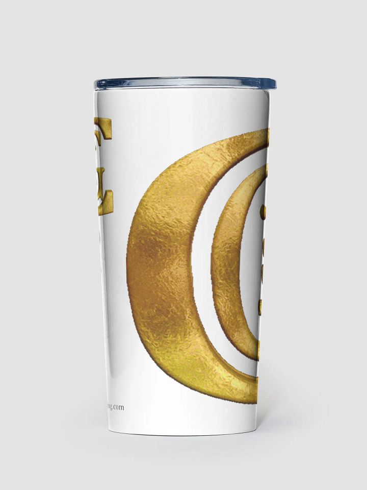 Gold Logo Steel Travel Mug product image (1)