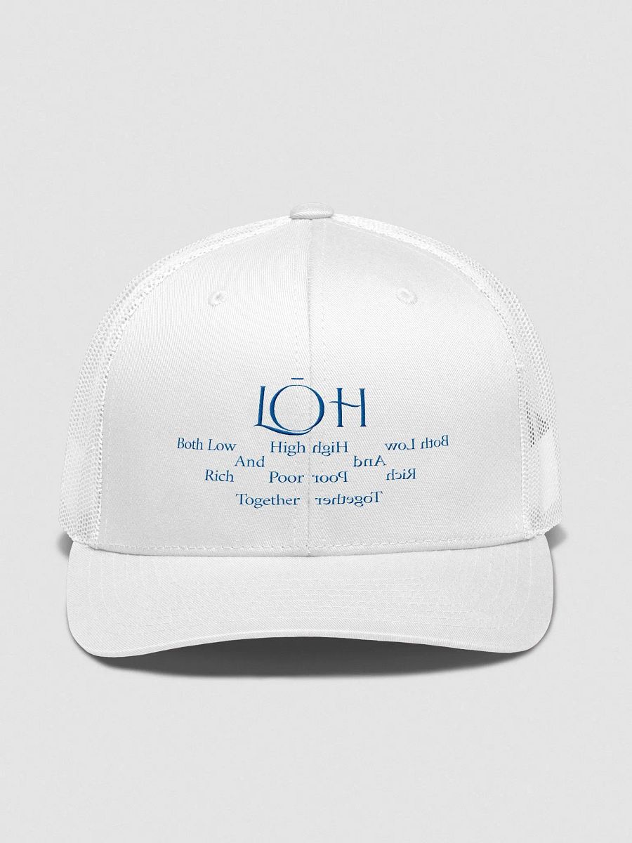 The Lives On HIGH | LOH | Trucker Hat | Royal Blue product image (1)
