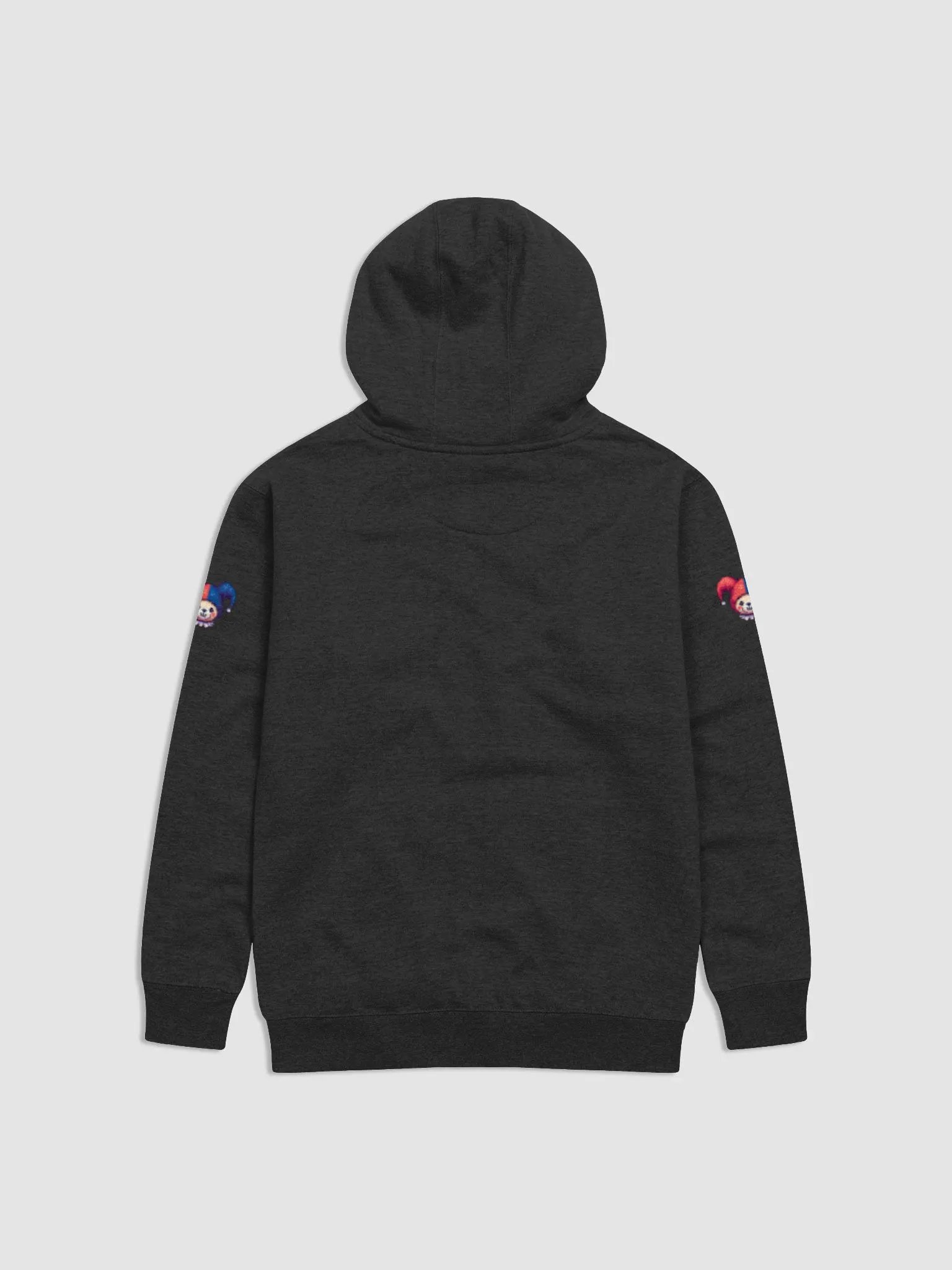 Printed Pixel Art Teddy Bear Jester Hoodie product image (2)