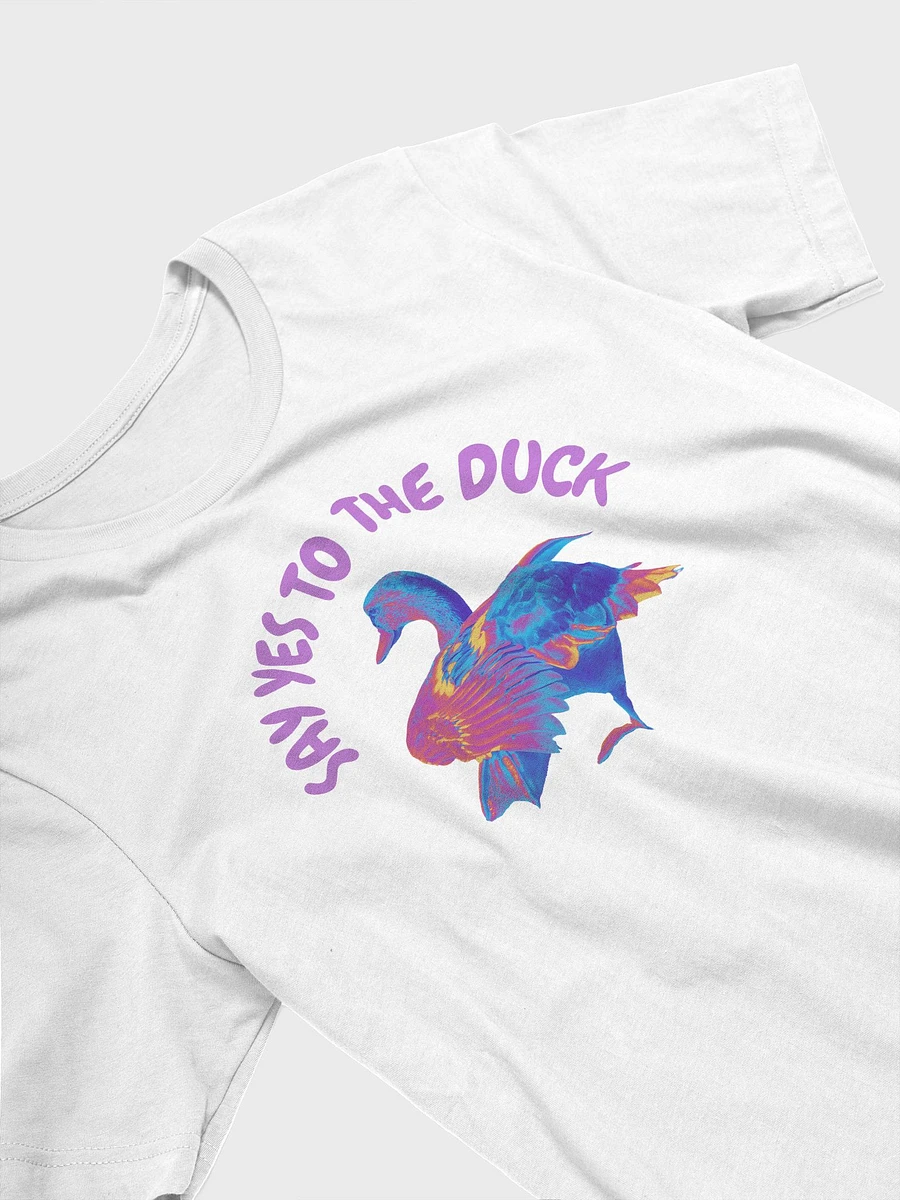 Say Yes to the Duck Unisex T Shirt (Pink Writing) product image (5)