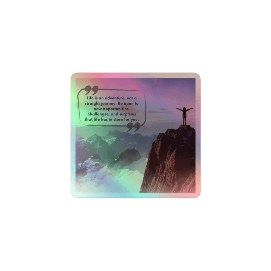 Life Adventure Holographic Sticker Set product image (1)
