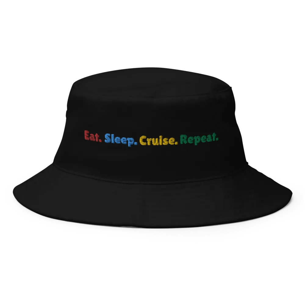 Eat Sleep Cruise Repeat! Bucket Hat product image (1)