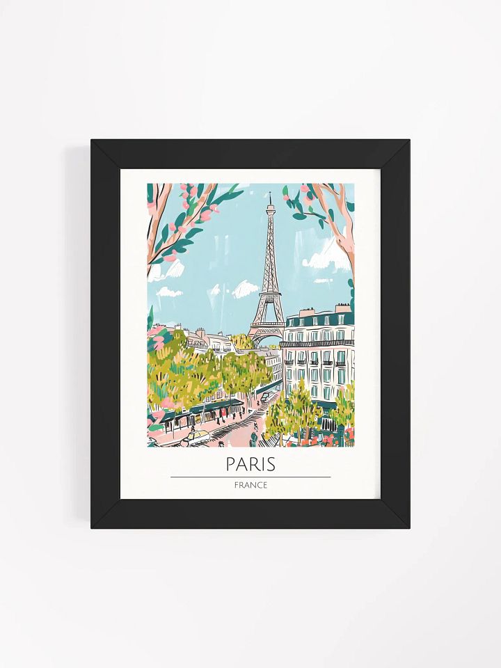Paris France Framed Travel Poster product image (1)