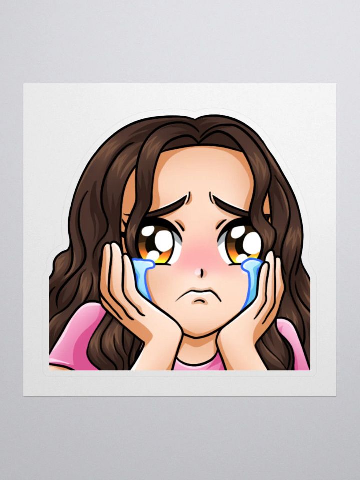 Chloe Cry Emote Sticker product image (1)