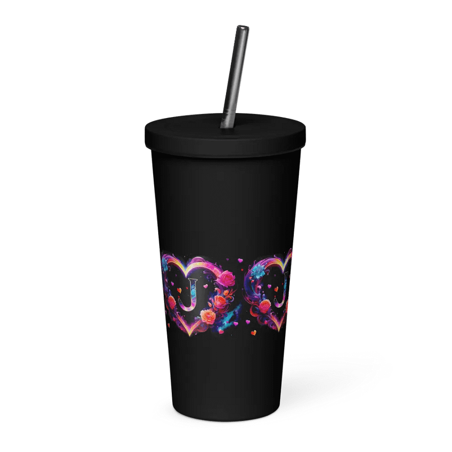 Valentine’s Monogram Letter J(1) Tumbler product image (3)