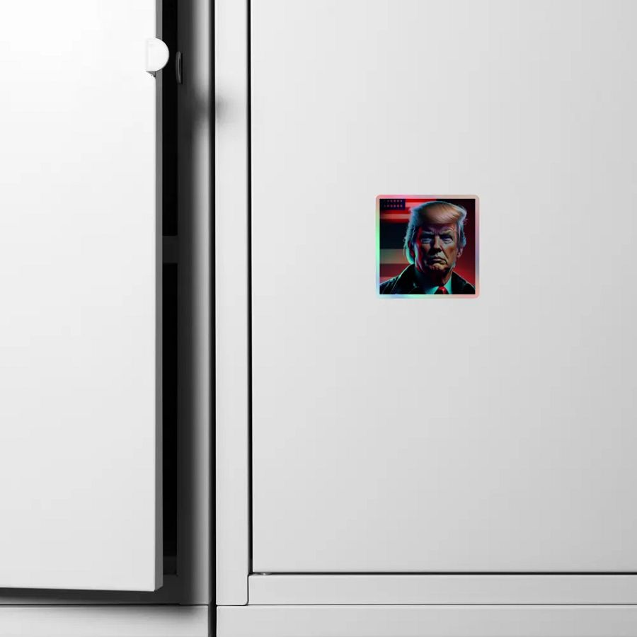 Touch of Patriotism Holographic Sticker product image (6)