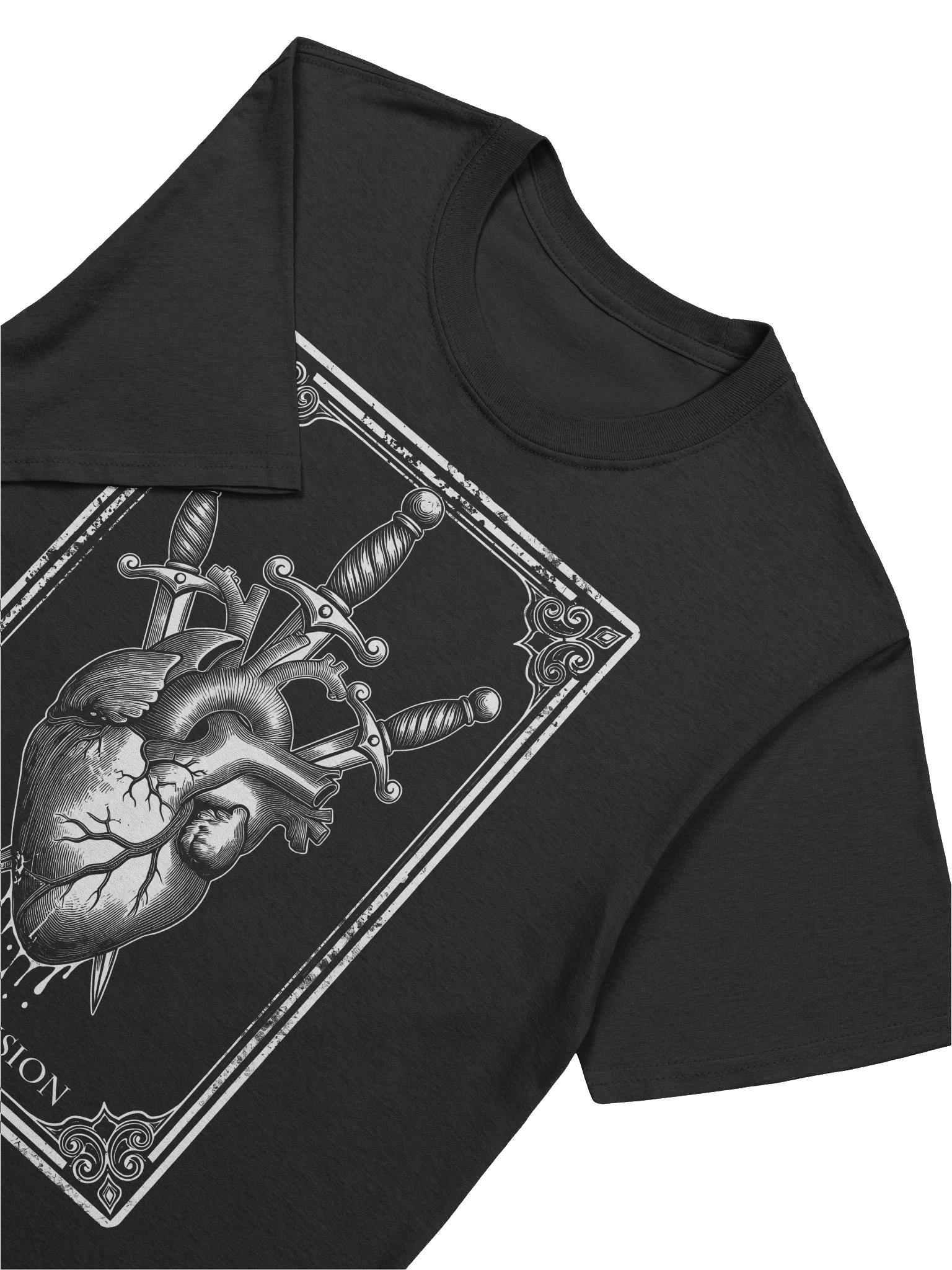 The Delusion Tarot Card Three of Swords Gothic Grunge Streetwear T-Shirt product image (54)