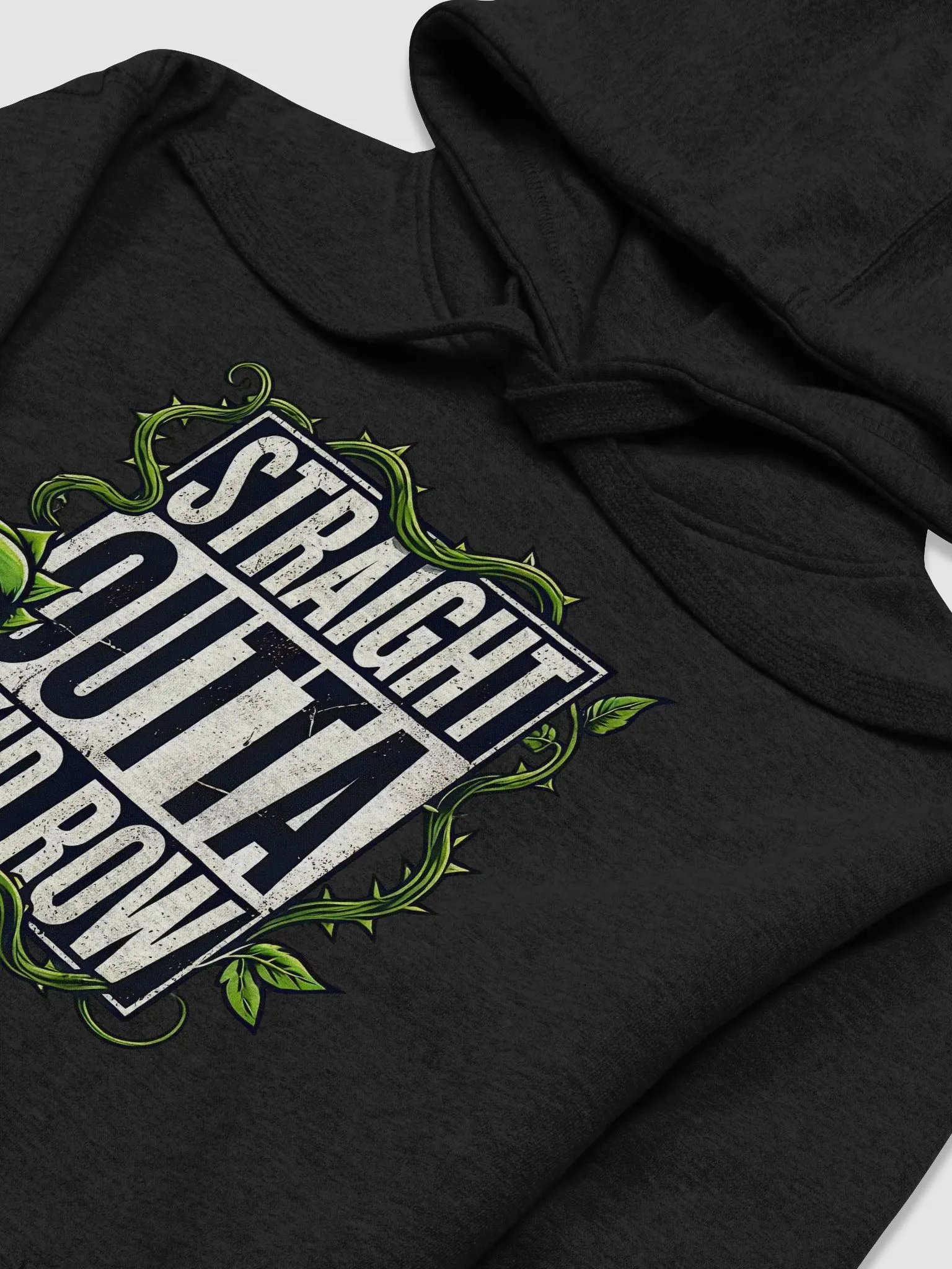 Straight Outta Skid Row Little Shop of Horrors Hoodie – Unisex Premium Fleece Pullover product image (3)