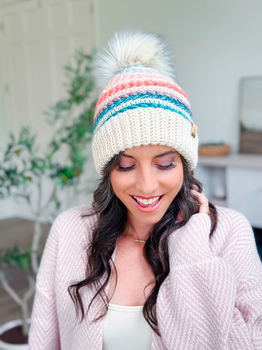 Wheat Stitch Crochet Beanie Pattern with Video Tutorial | Newborn–Adult product image (6)