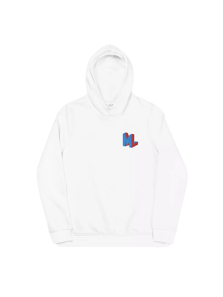 Embroidered Initials - Fitted Eco Hoodie product image (1)