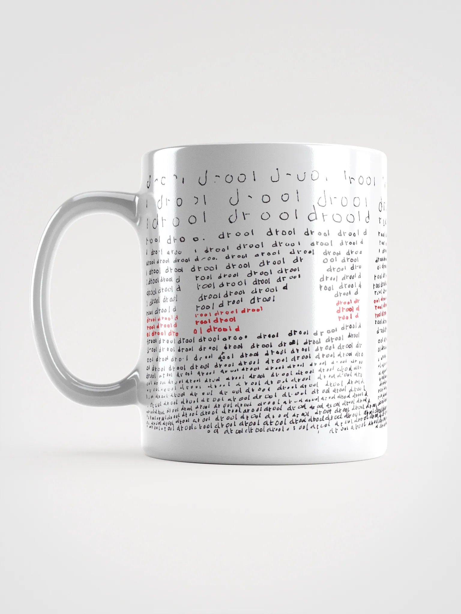Drool White Glossy Mug product image (4)