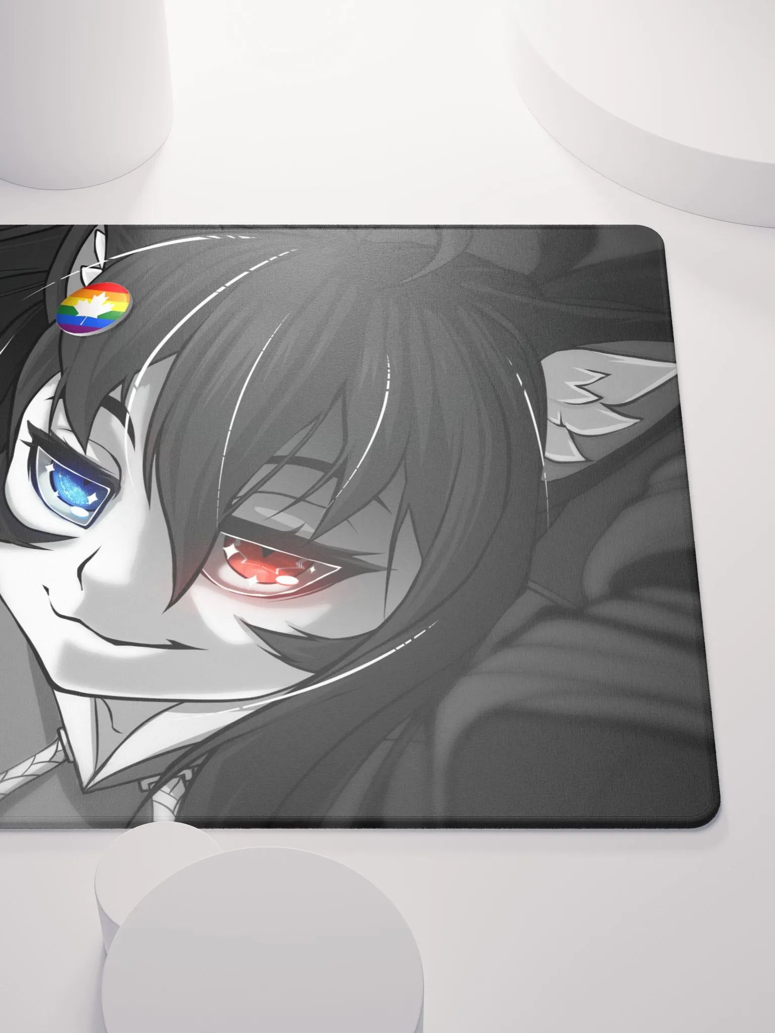 Black and White Art Mouse Pad product image (5)
