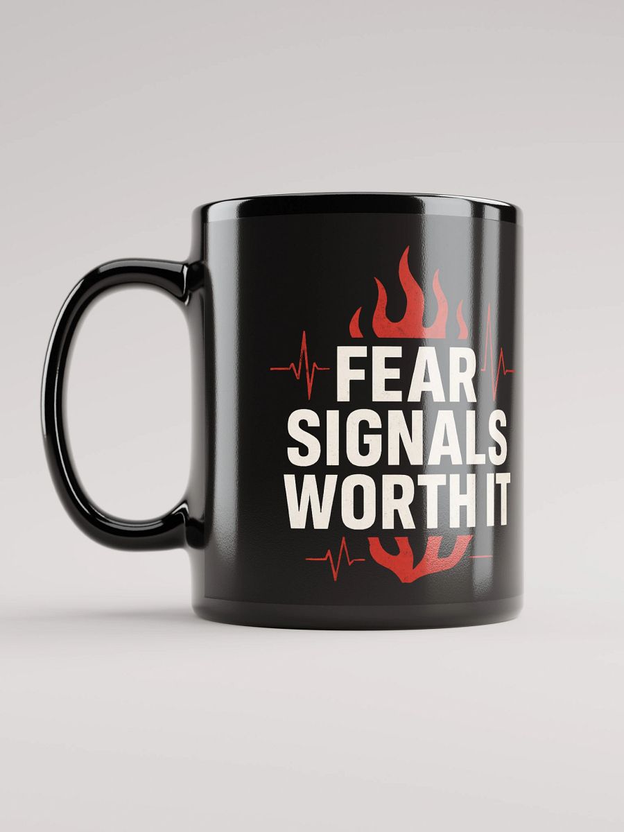 Unlock Your Courage with Halle Berry’s Inspiring Quote: Fear Signals Worth It — Transform Your Life One Sip at a Time with Our Exclusive Motivational Mug product image (6)