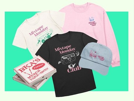 Eeeyyyy! We finally have t-shirts for the #mixtapemonday club thanks to my new fresh @fourthwall store!

bka-shop.fourthwall....