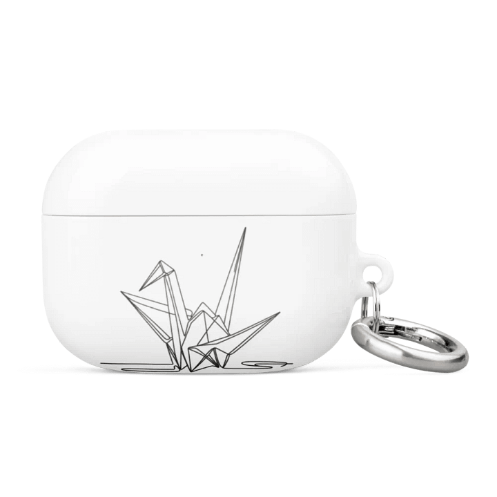 Origami Crane Line art All-Over Print AirPods® Case product image (4)