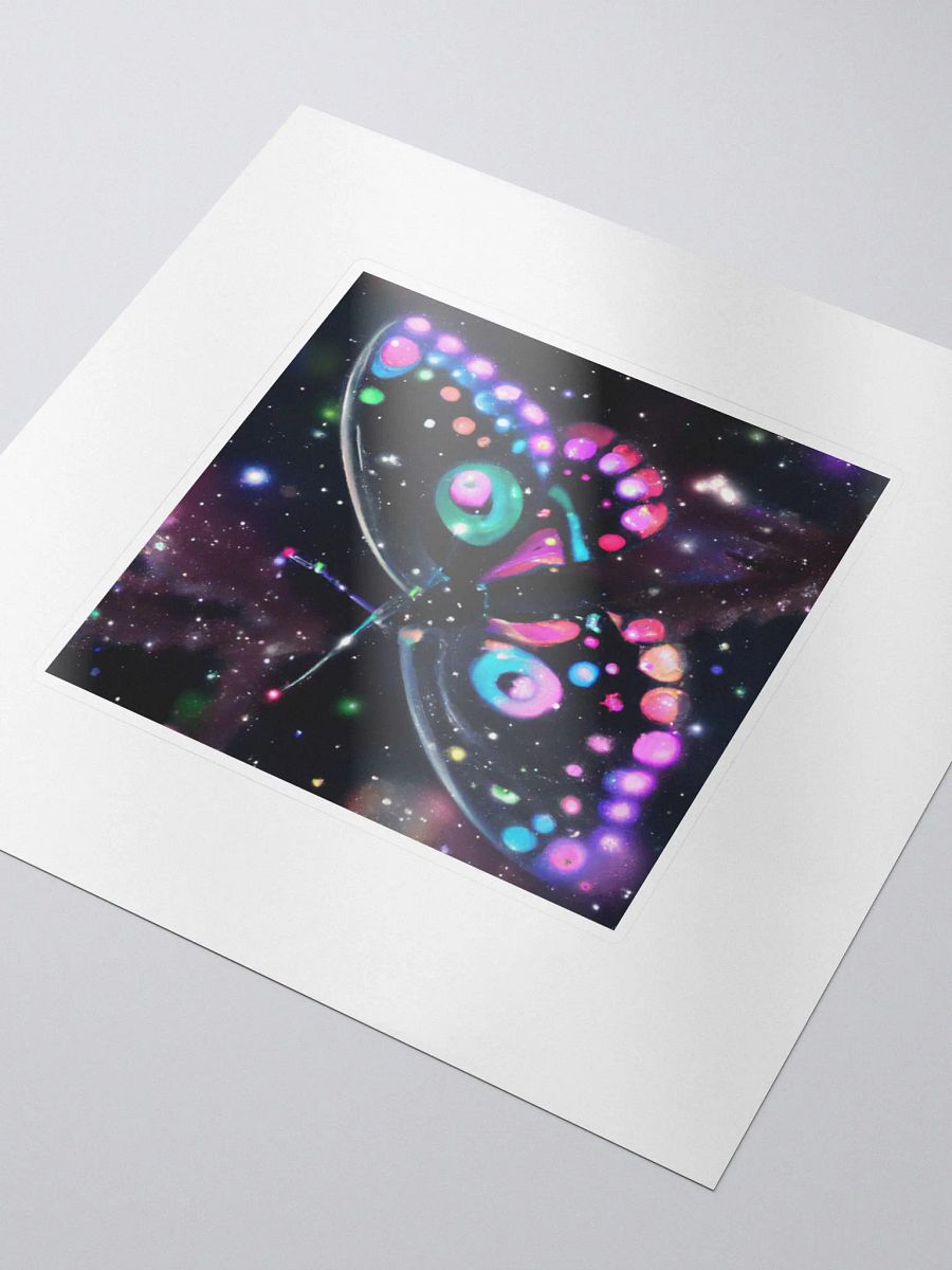 Cute Galactic Butterfly Delta Sticker product image (3)