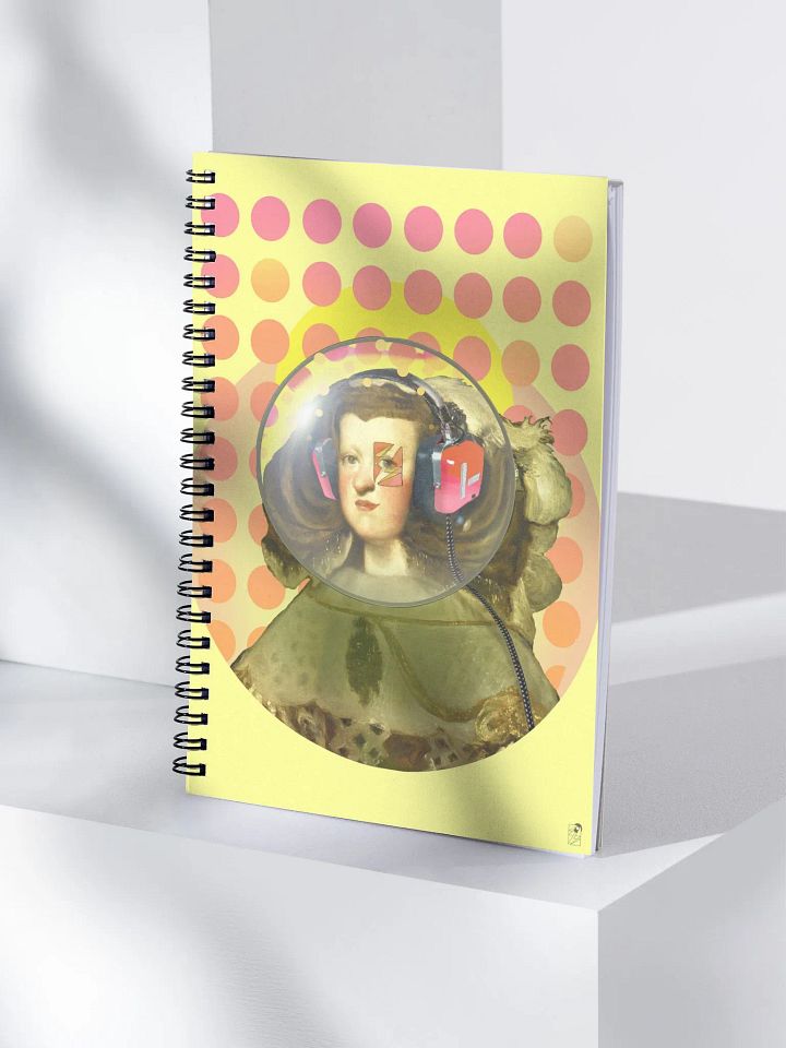 Queen of Space by Frank Fonik, EDM Techno Spiral Notebook product image (1)