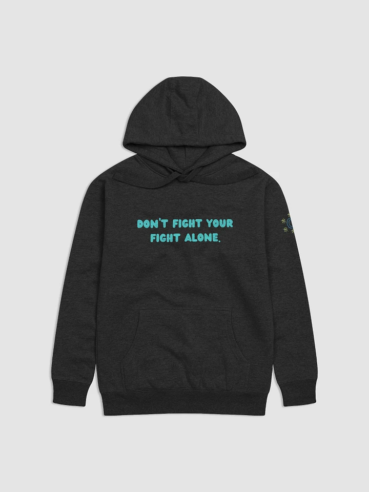 Fight Hoodie (Teal Font) product image (1)