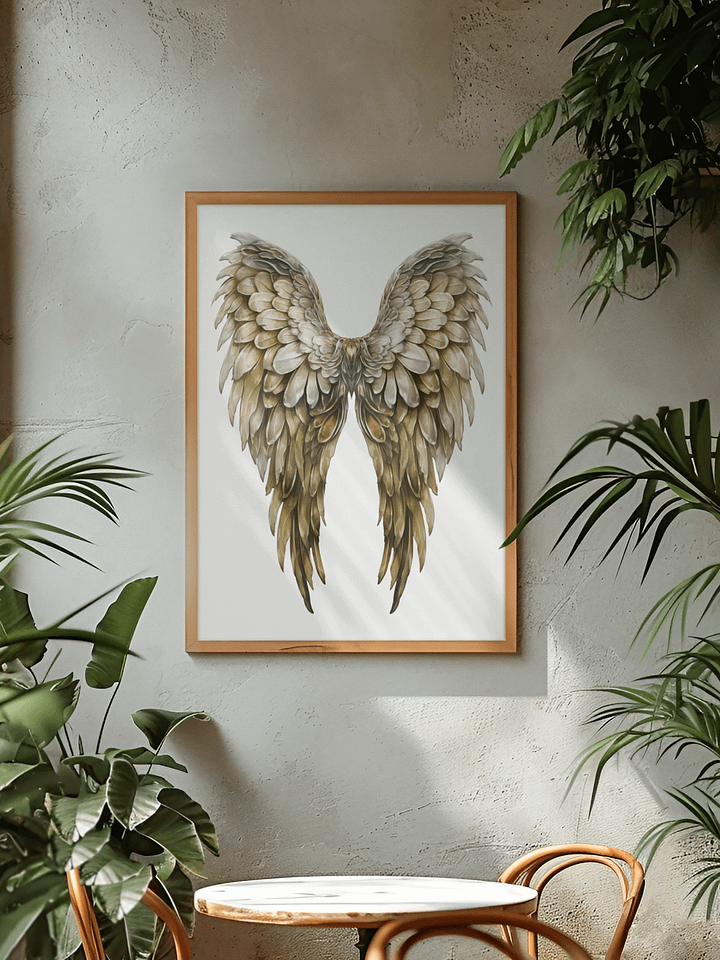 Golden Wings Framed Poster product image (1)