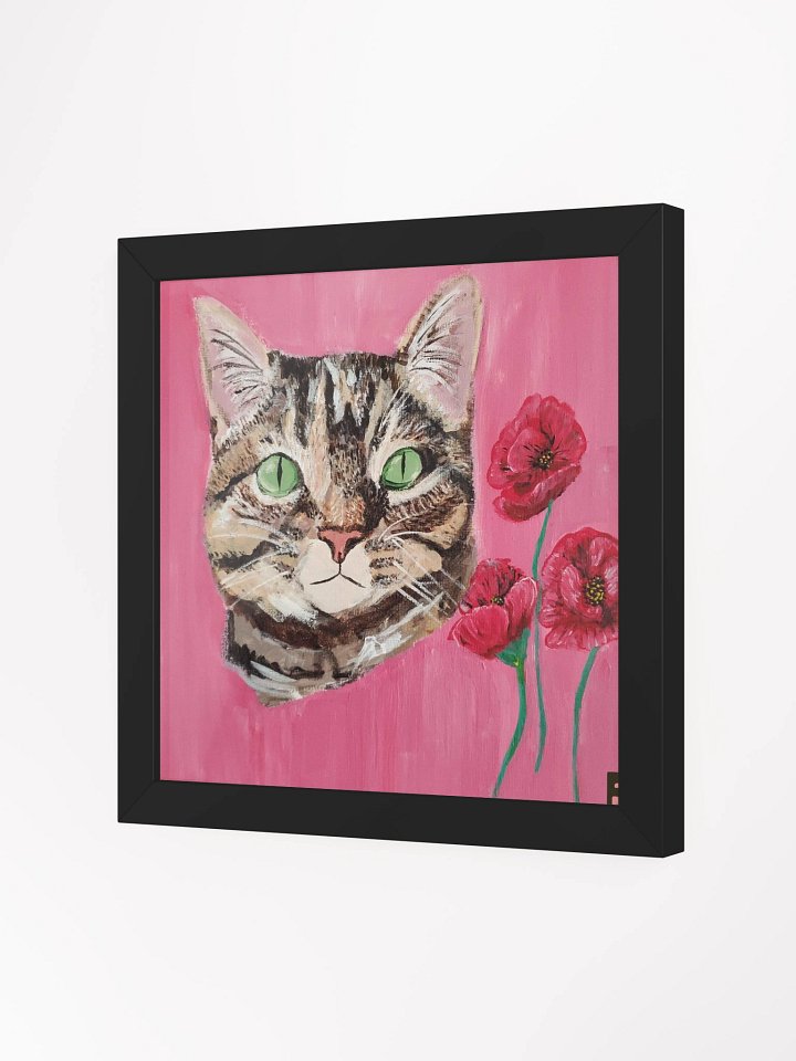 "Poppy the Cat" Framed Poster Print product image (2)