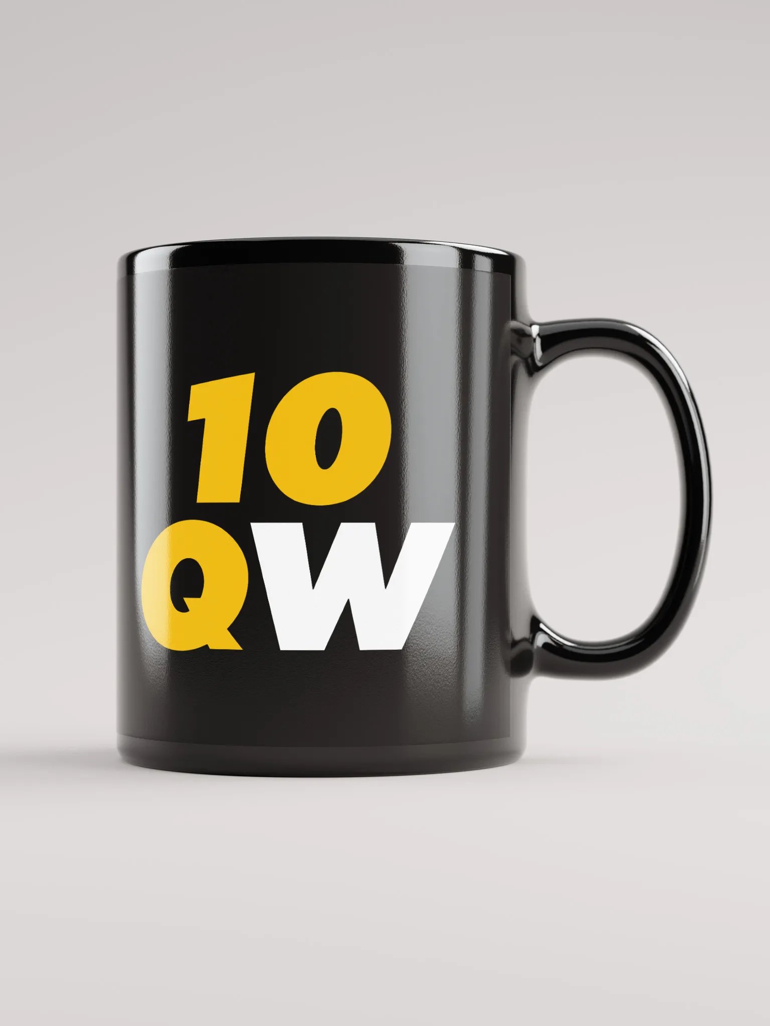 Ten Questions With Black Ceramic Mug product image (1)