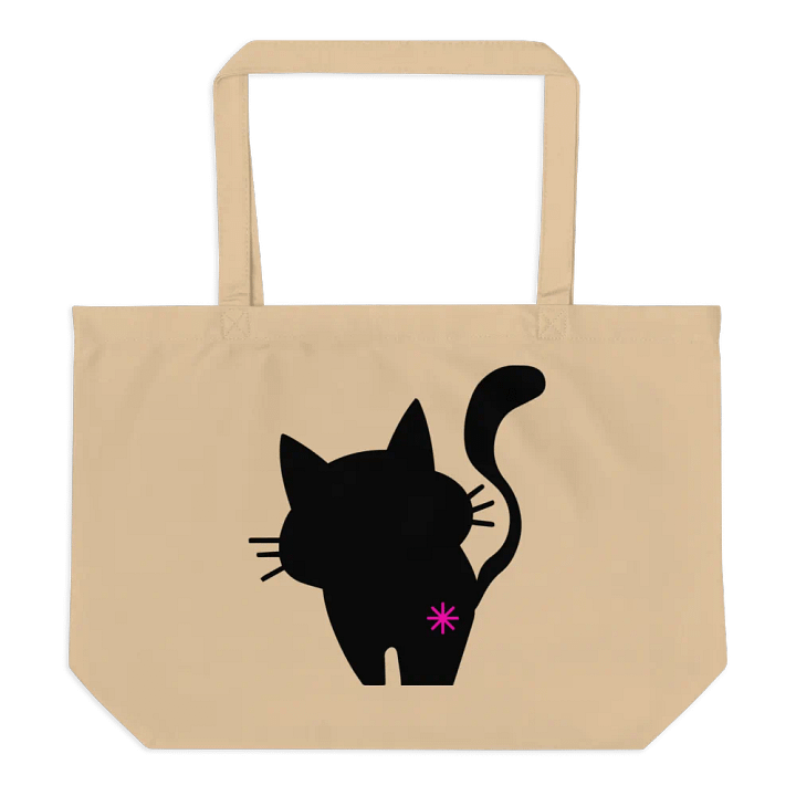 Double Sided Cat Butt Organic Cotton Tote Bag product image (1)