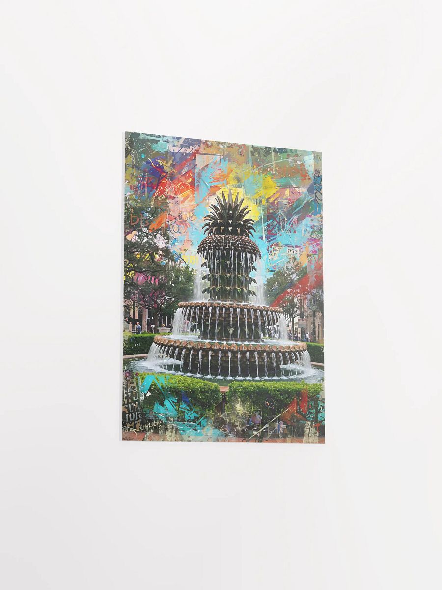 The Pineapple Fountain: A Burst of Charleston Color Poster product image (18)