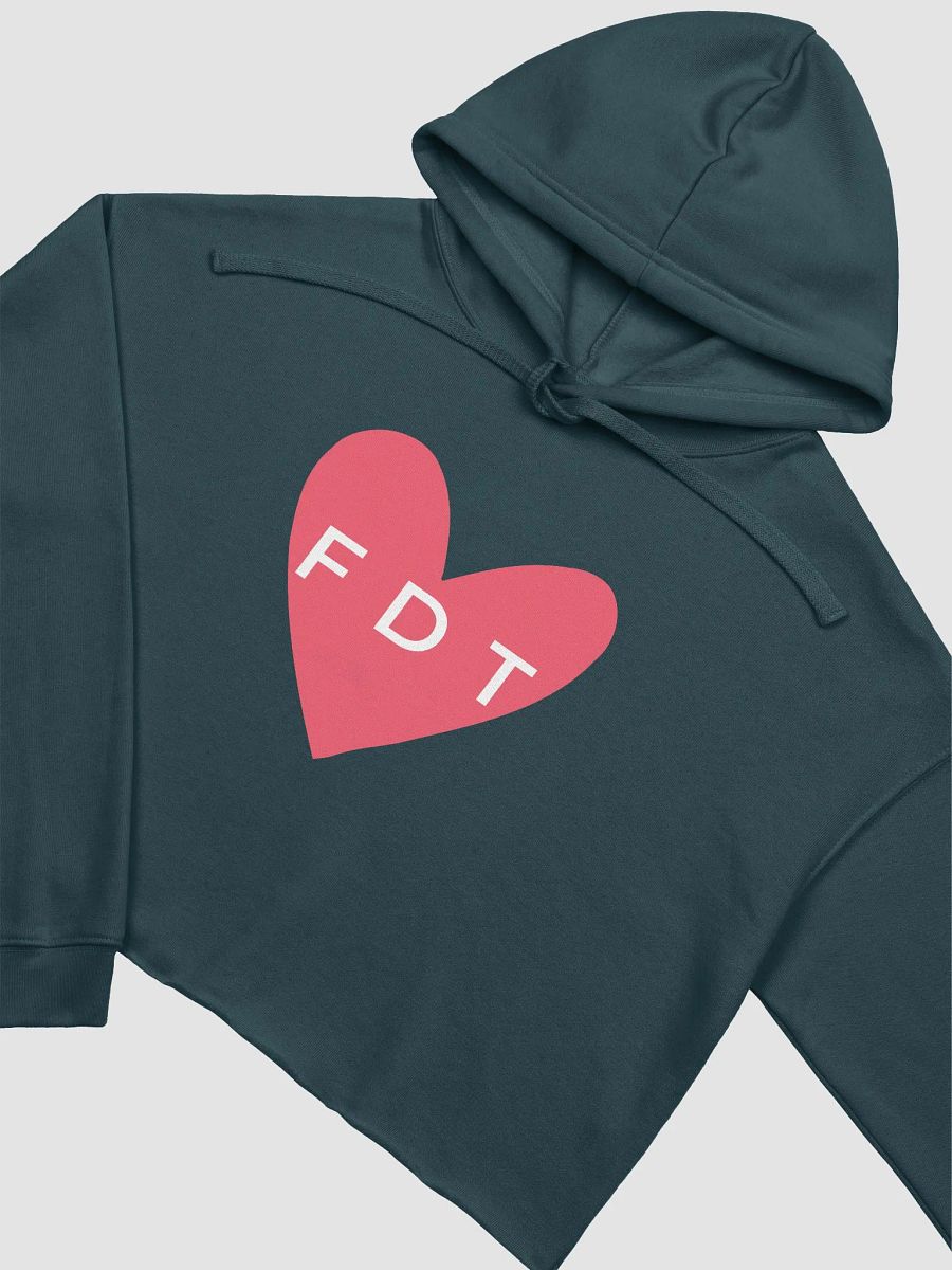 FDT Coral Heart Cropped Hoodie. product image (18)