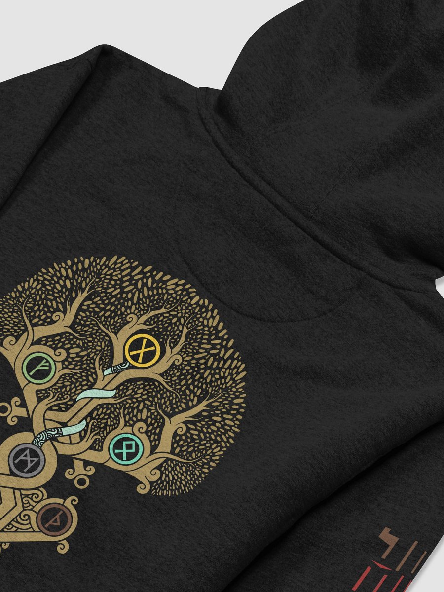 YGGY x BIFROST BIND RUNE TRIPLE PRINT UNISEX HOODIE product image (4)