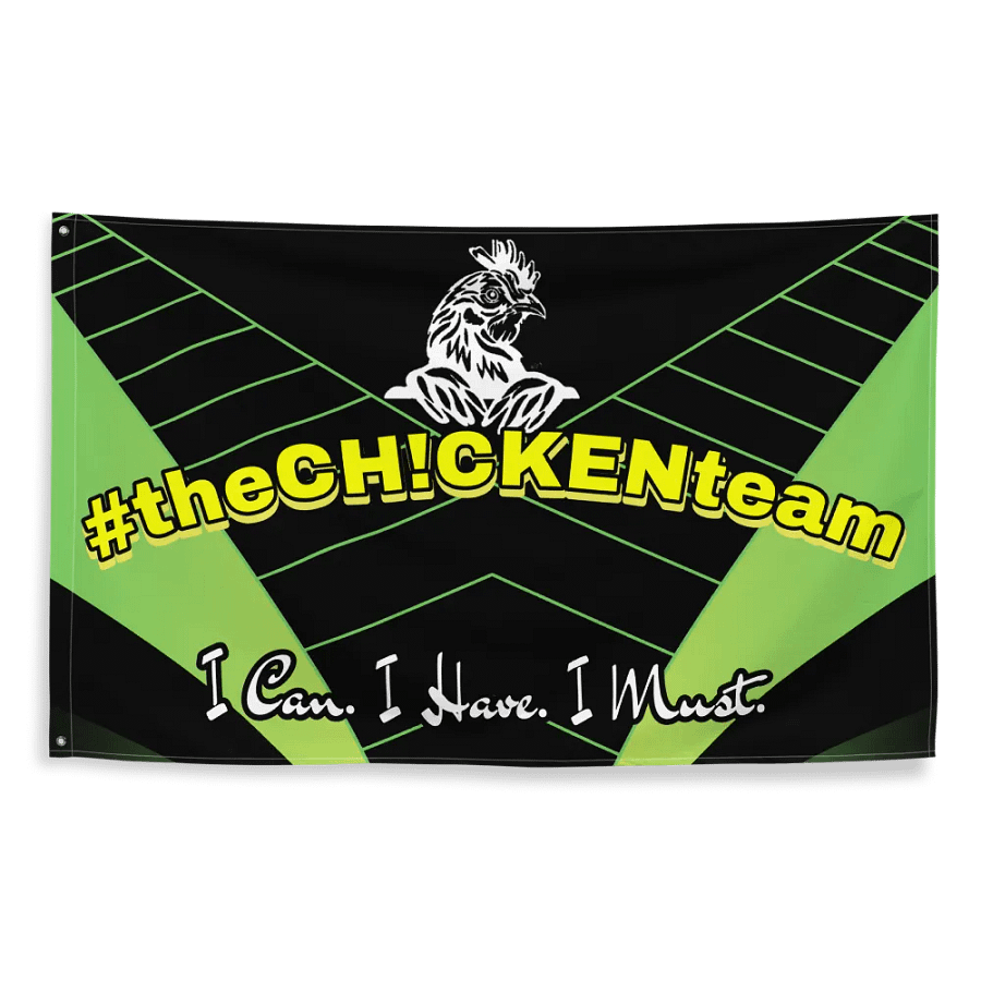 Official #theCH!CKENteam flag product image (7)