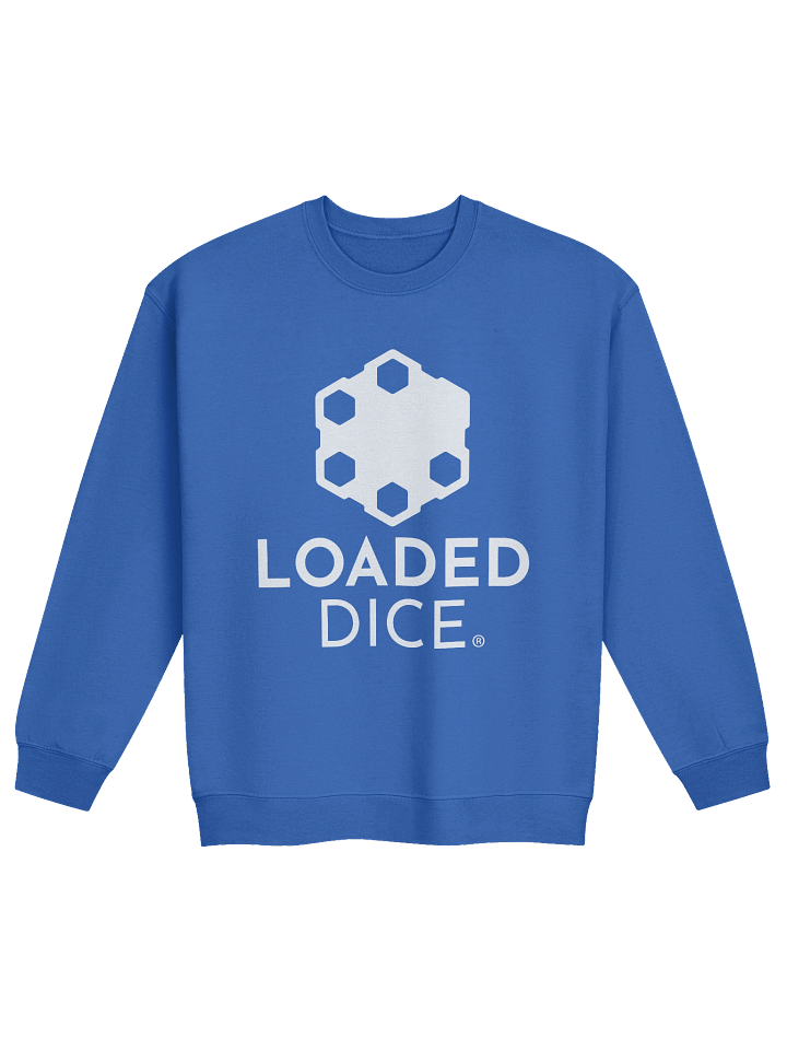 Loaded Dice Graphic Crewneck Sweatshirt Blue product image (1)