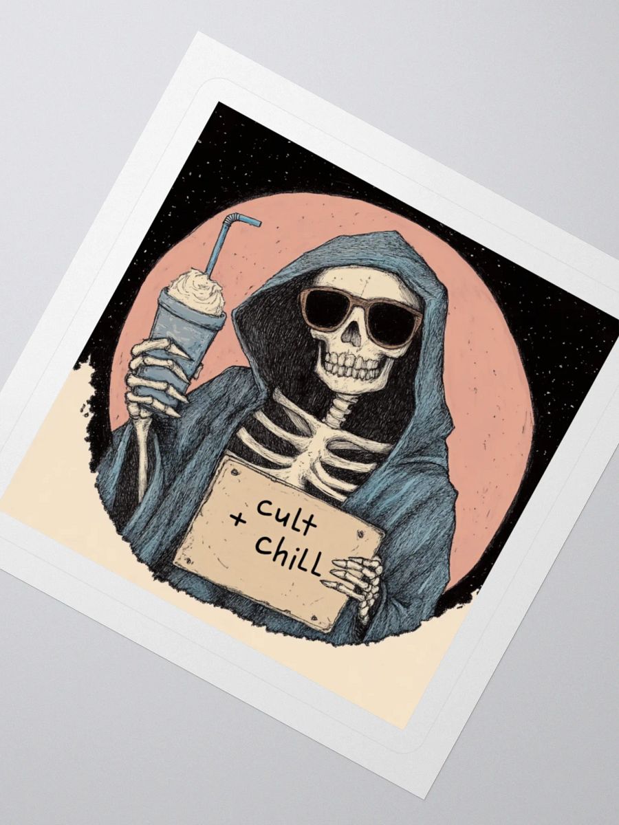 Cult & Chill Kiss-Cut Sticker product image (2)